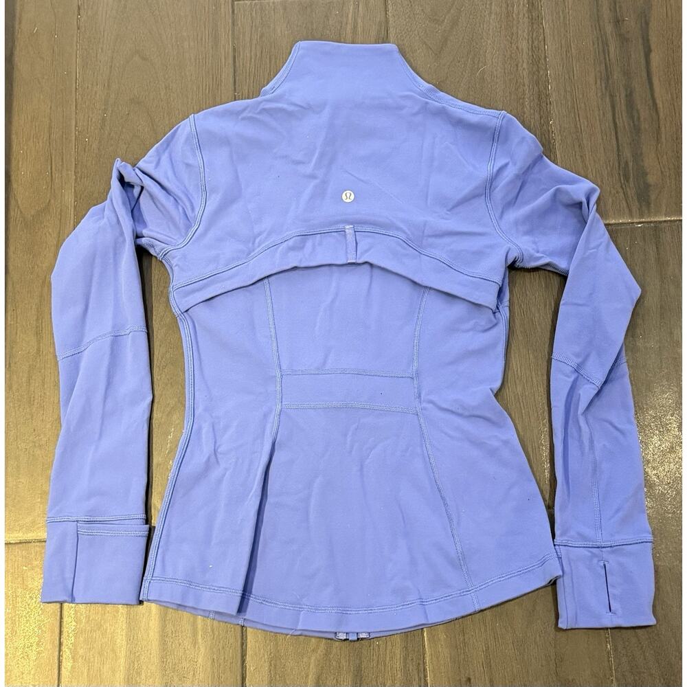 RARE LULULEMON DEFINE Jacket WILD INDIGO Periwinkle Blue Purple -LUON SZ 6 - Picture 3 of 4